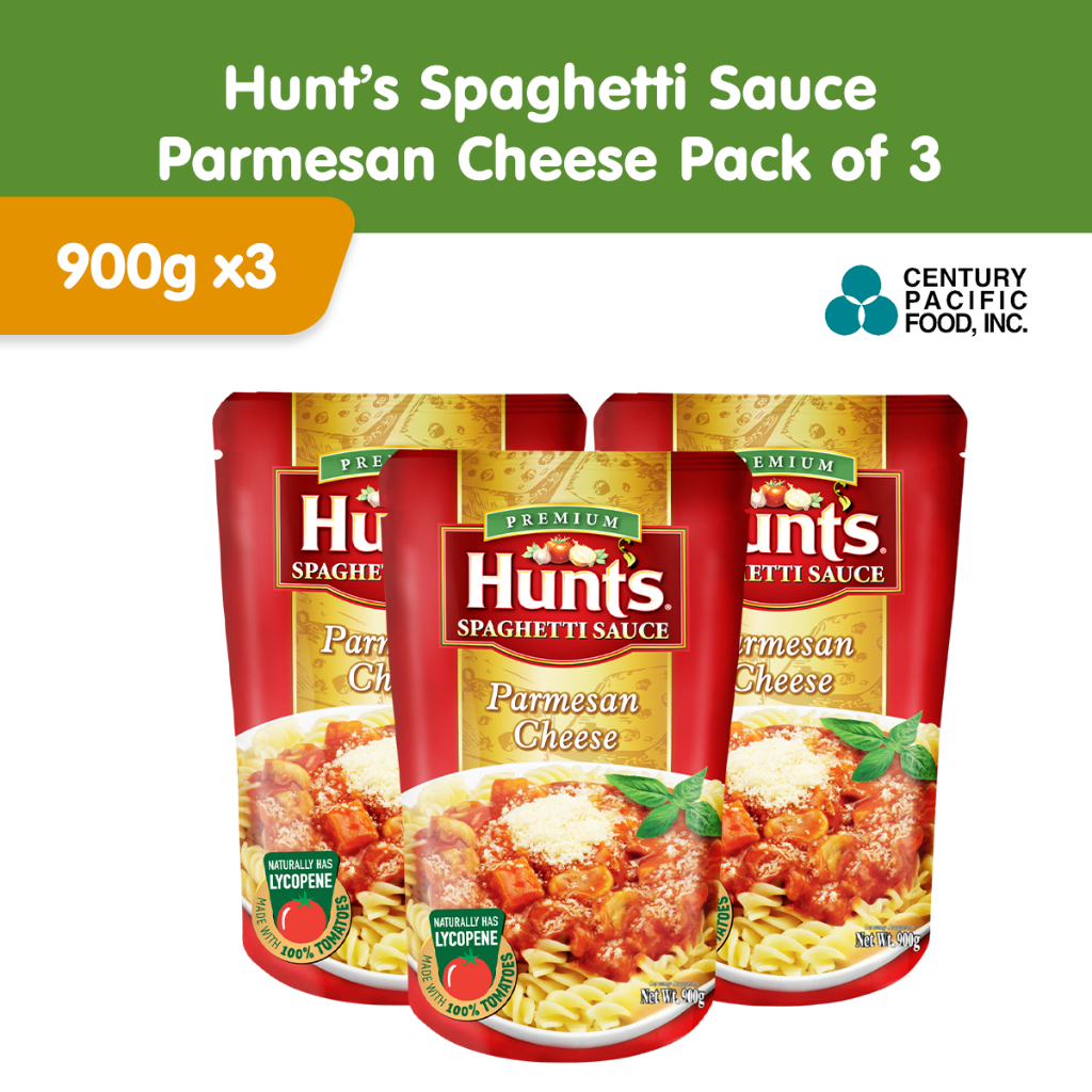 Hunt's Spaghetti Sauce Parmesan Cheese 900g (Pack of 3) | Shopee ...