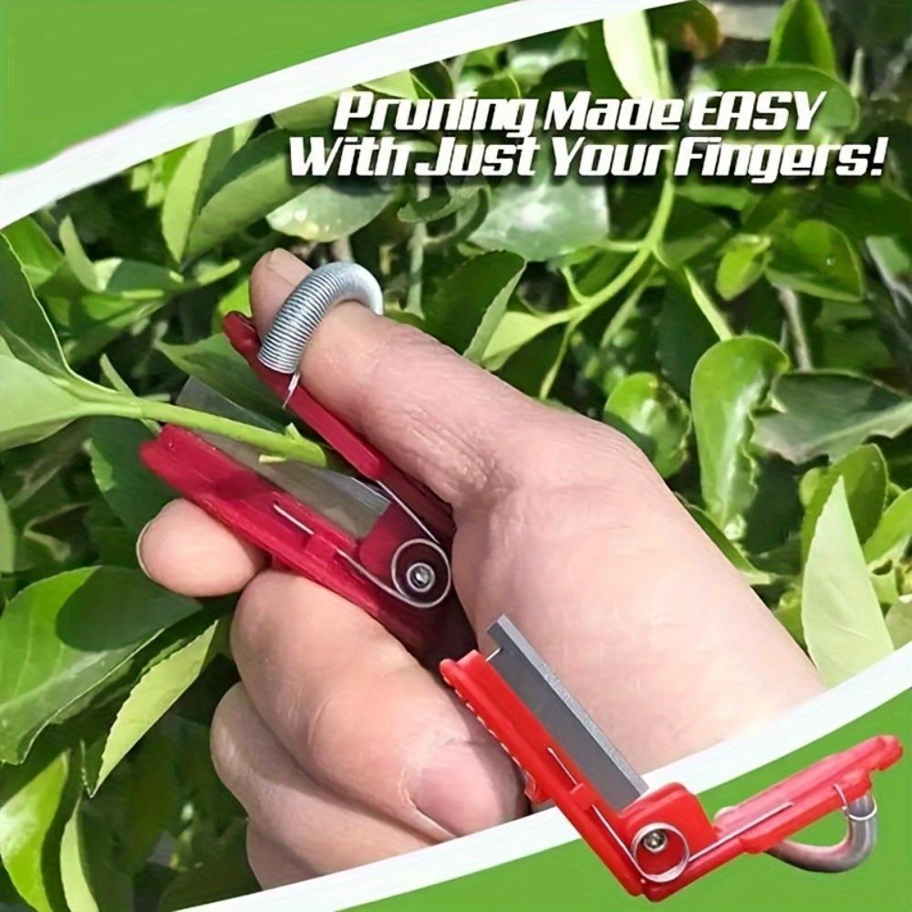 Heavy-Duty Thumb Knife One-Handed Gardening Tool with Blade Thumb Grip ...
