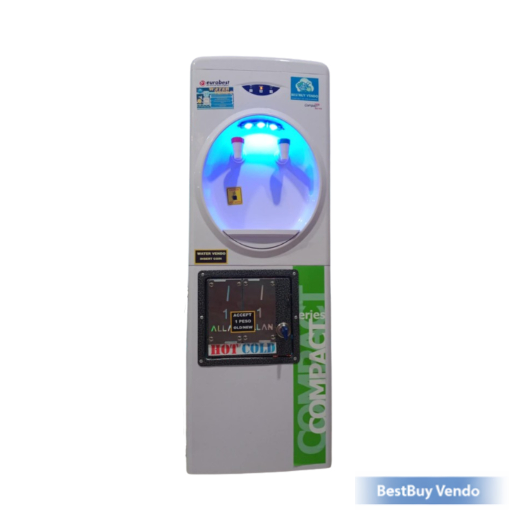Coin-Operated Water Vendo Machine – Hot & Cold / Cold-Only (Compressor ...
