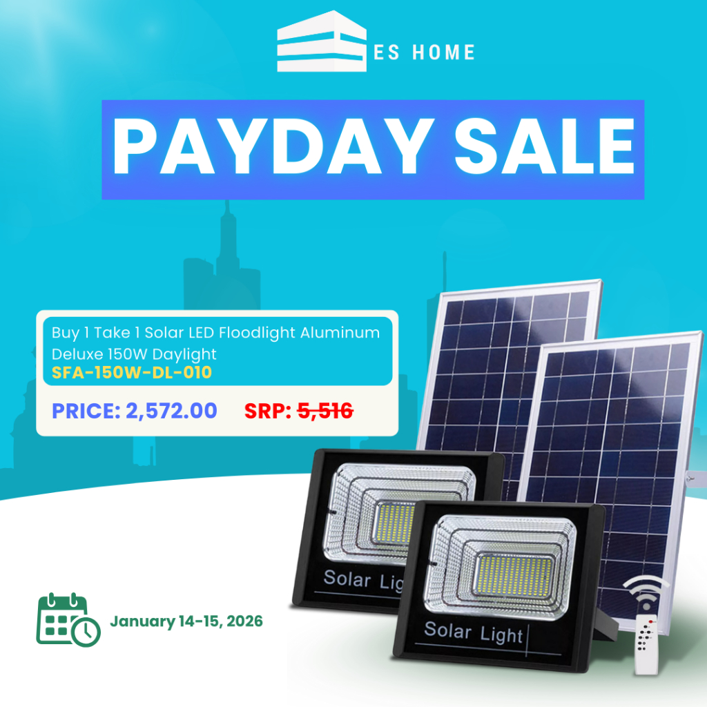 Buy 1 Take 1 Solar LED Floodlight Aluminum Deluxe 150W Daylight ...