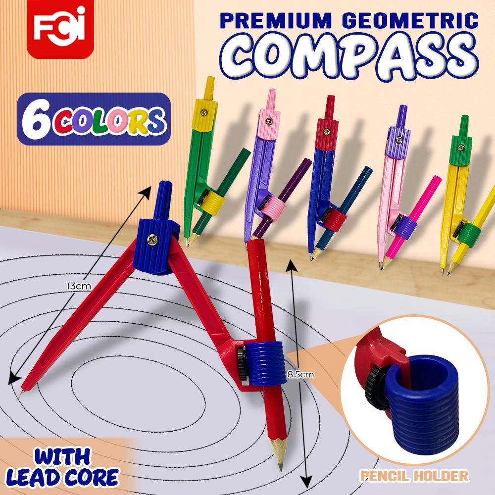 FCI Pencil Compass Drawing Tool Stationery For School Supplies With ...