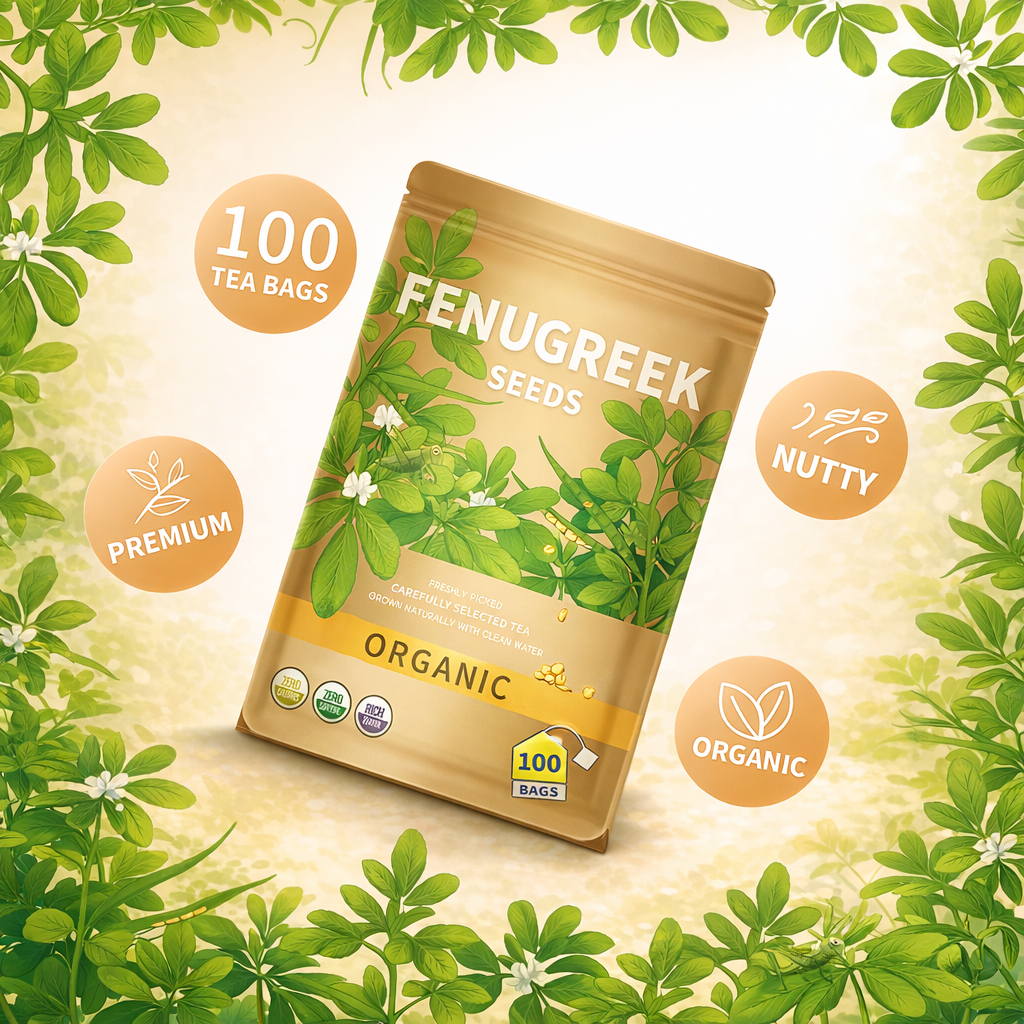 Fenugreek Seeds Tea 100 Tea Bags | Organic Herbal Tea | Eco-Friendly ...