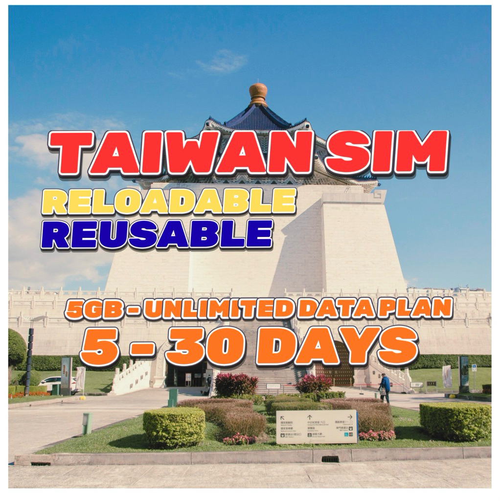 TAIWAN TRAVEL DATA SIM CARD (RELOADABLE) | Shopee Philippines