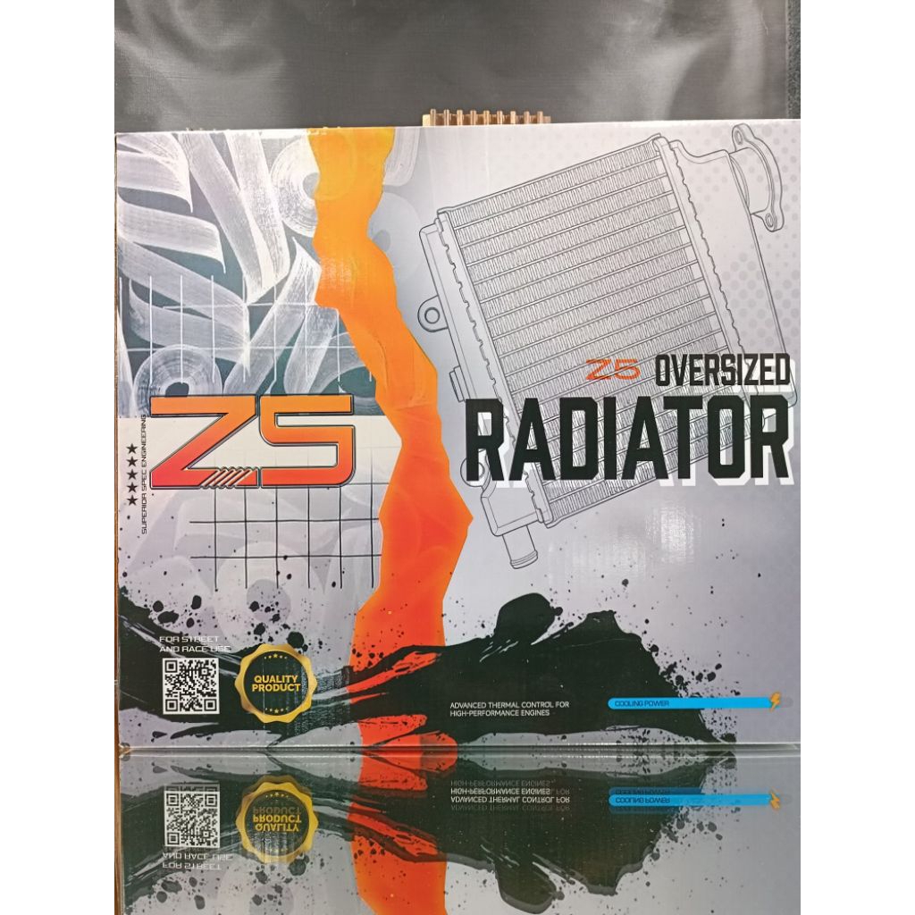 Z5 RADIATOR CLICK125/150 (MODIFY) 2ROW, NMAX V1/V2, SNIPER155 ...