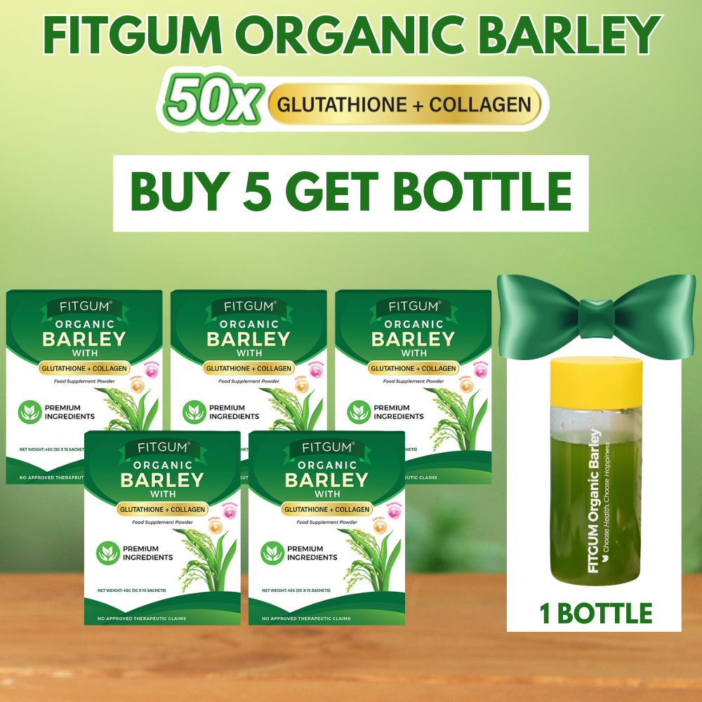allergic reaction to glutathione iv Fitgum Organic Barley Gluta Collagen Beauty Drink Slim Body Weight Loss  Grass Powder FDA Approved