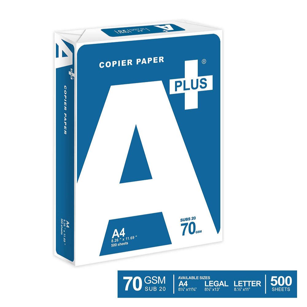 Aplus Copier Paper sub 20 (70gsm) | Shopee Philippines