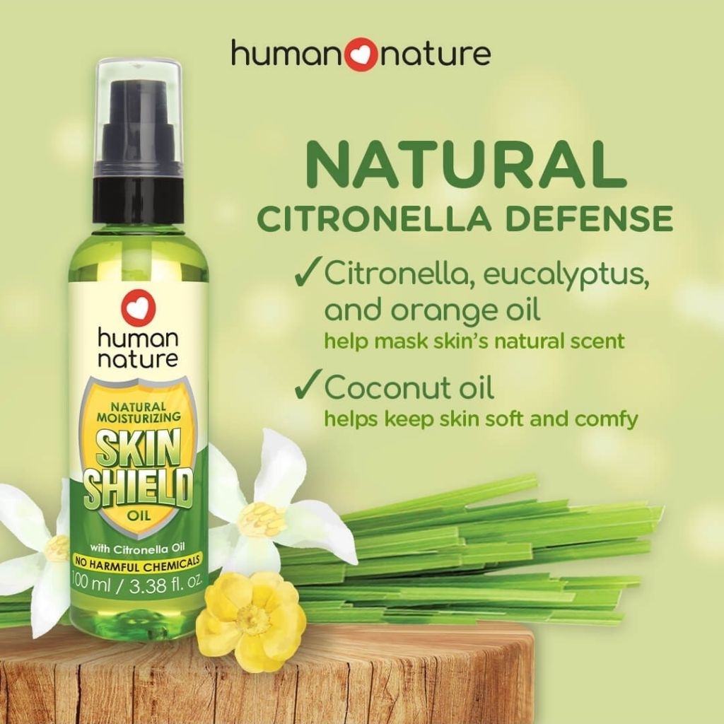 Human Nature Skin Shield Mosquito Repellent (DEET-Free) | Shopee ...