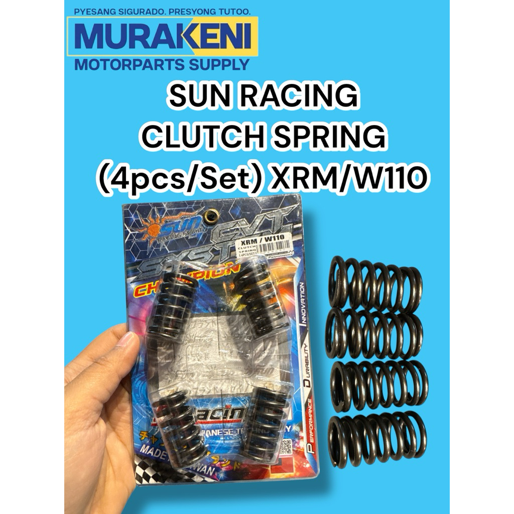 SUN RACING CLUTCH SPRING FOR XRM/W110 (4pcs/set) | Shopee Philippines
