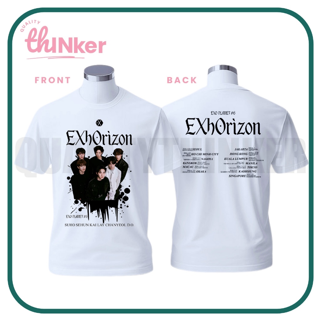 QualityThinker l EXHORIZON EXO PLANET #6 TOUR INSPIRED ROUNDNECK