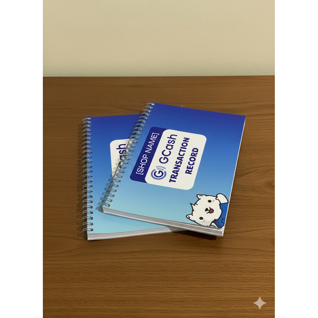 GCash Transaction Record Notebook A5 Landscape | Cash In Cash Out Log ...