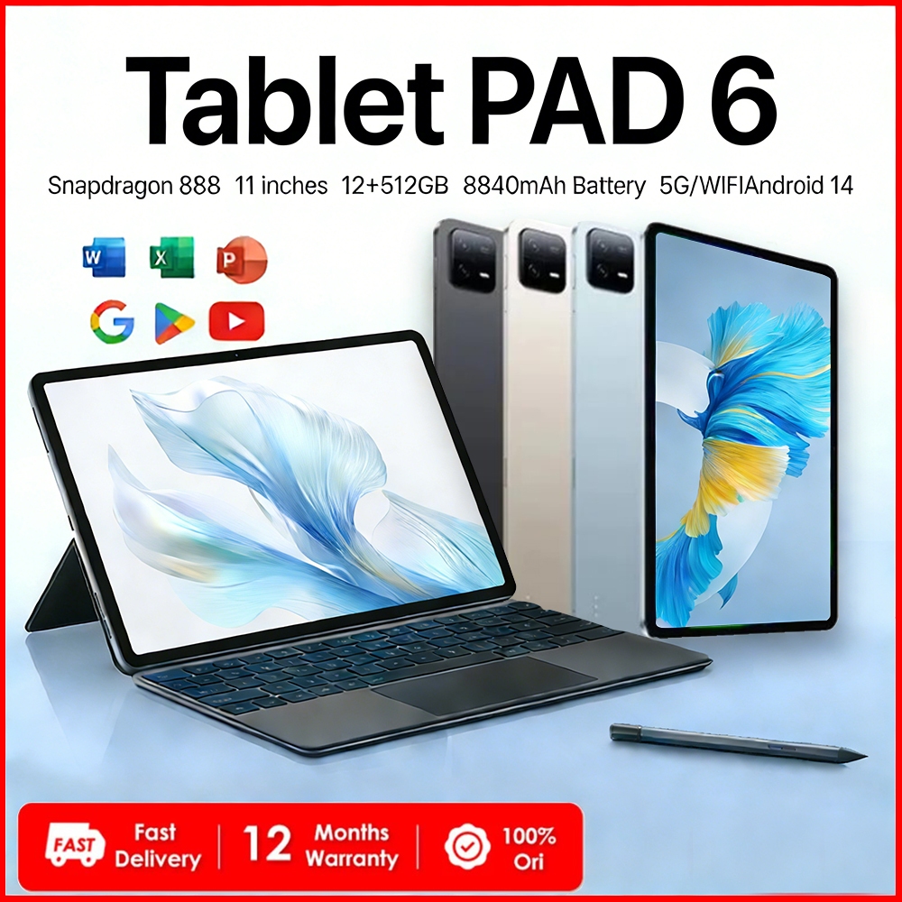 XM Pad 6 Tablet 12GB+512GB 11inch 144Hz Display Wifi Tablet Android ...