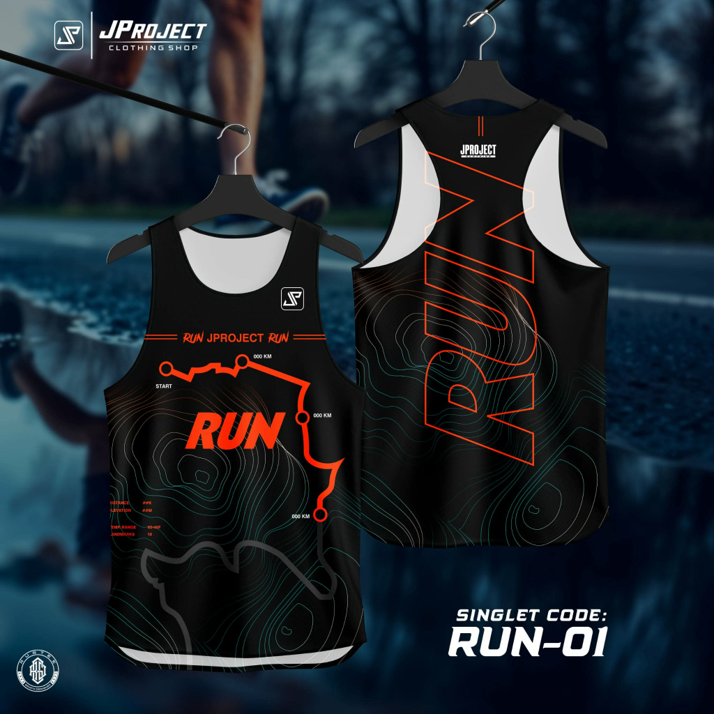 RUNNING SINGLET DESIGN RUN-01 | Shopee Philippines