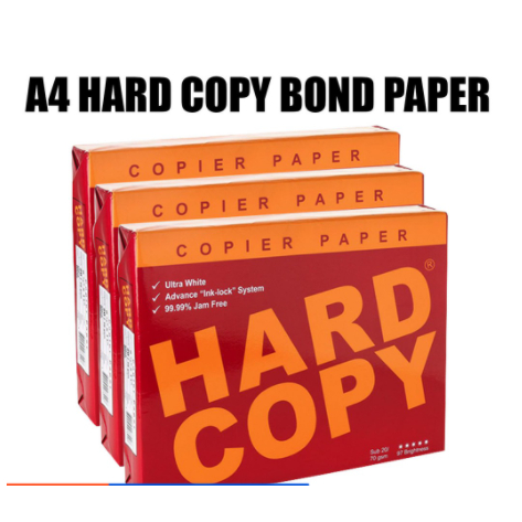 HARD COPY - 1 ream sold per 500 sheet bond paper | Shopee Philippines
