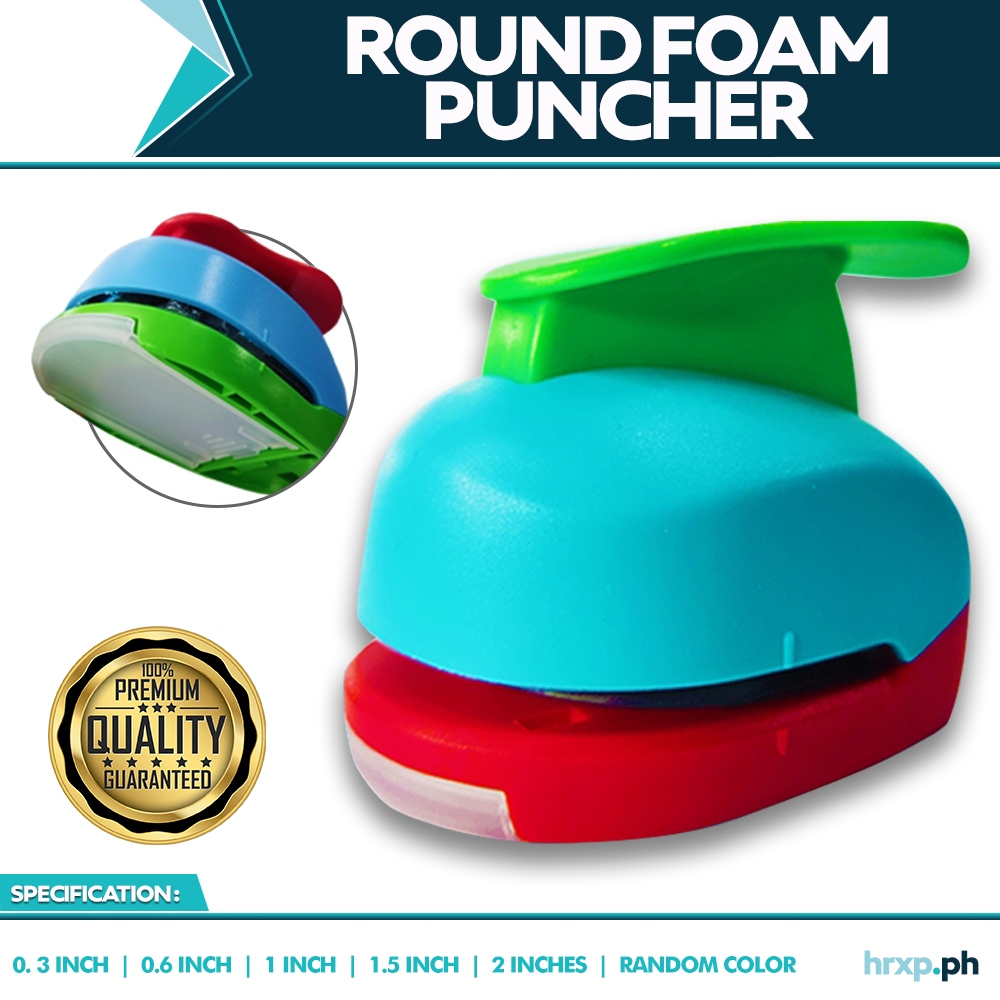 Circle Foam Puncher for DIY and Scrapbooking Round Puncher | Shopee ...