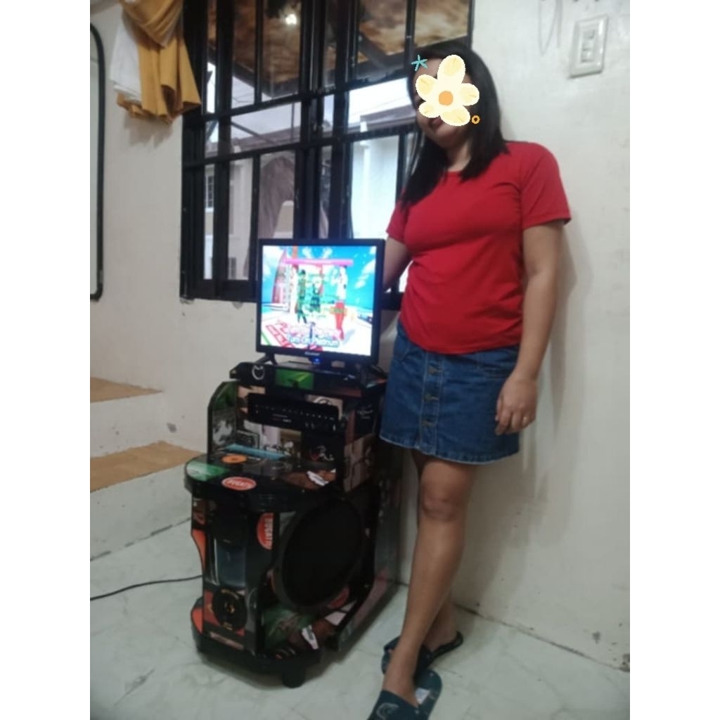 Mini Videoke set 10x2 speaker (Platinum Junior Lite DVD Player, w/ mic ...