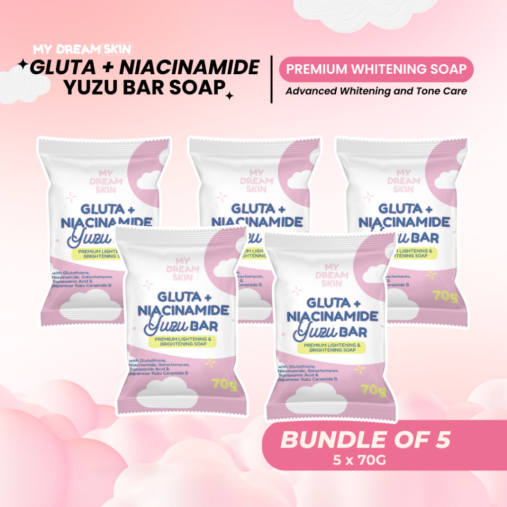 My Dream Skin Gluta + Niacinamide Yuzu Bar Premium Lightening and Brightening Soap