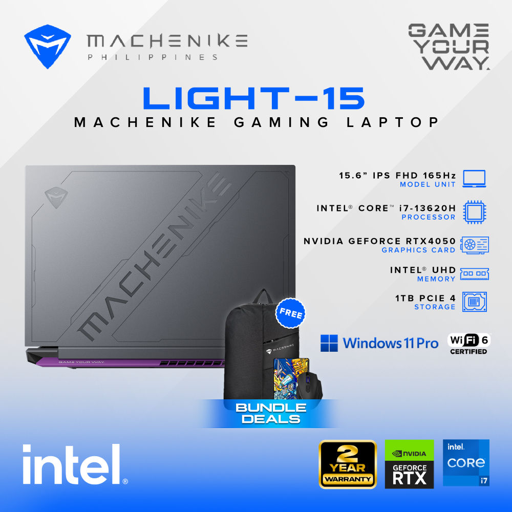 MACHENIKE L15 GAMING LAPTOP | INTEL CORE I7-13620H CPU | NVIDIA RTX ...
