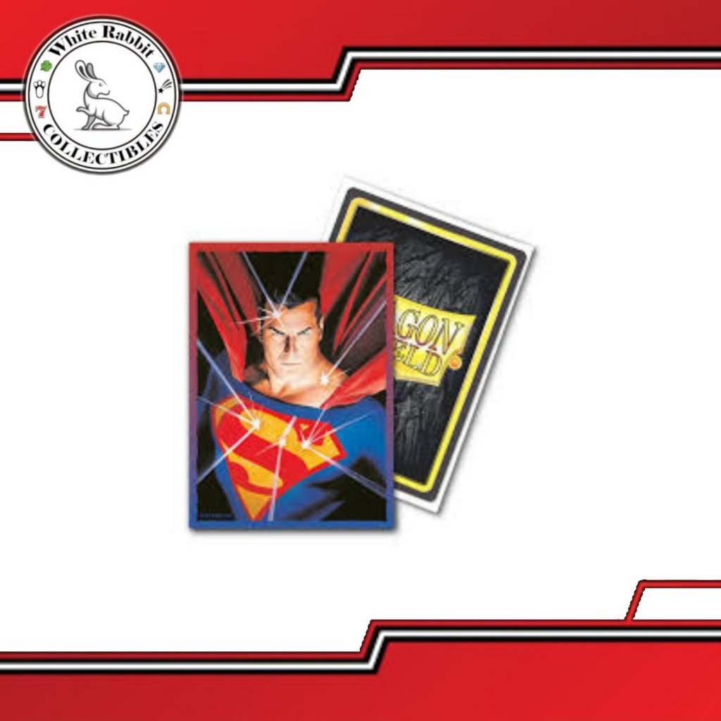 superman card sleeves Amazon.com: Dragon Shield Art Sleeves | Limited Edition - Superman  (Red/White)| 100 CT - Smooth & Tough Premium TCG Sleeves main image 1