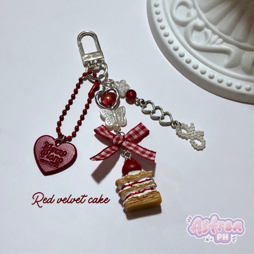 Shop red velvet keychain for Sale on Shopee Philippines