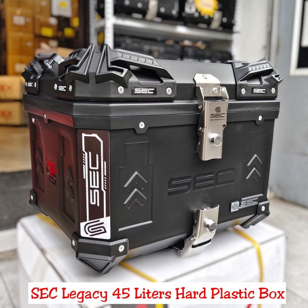 SEC Hard Plastic 45 Liters Topbox | Shopee Philippines