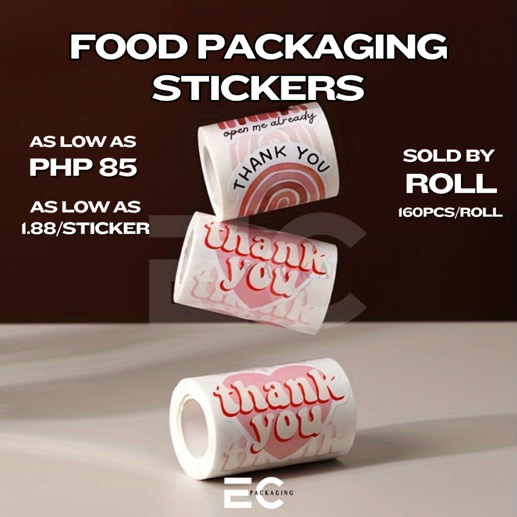 EC HEART EDITION RANDOM-SERIES FOOD PACKAGING STICKER SEAL SELF ...