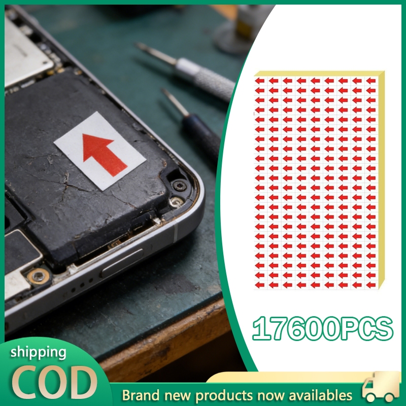 Small Red Arrow Sticker Defect Indicator Label For Product Rework ...