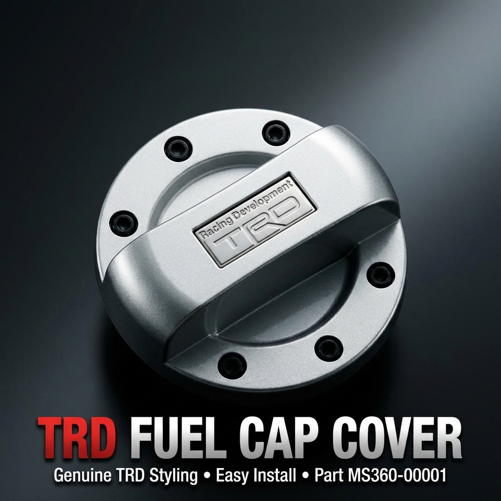 TRD Fuel Cap Cover with Tether MS360-00001 [Direct from Japan