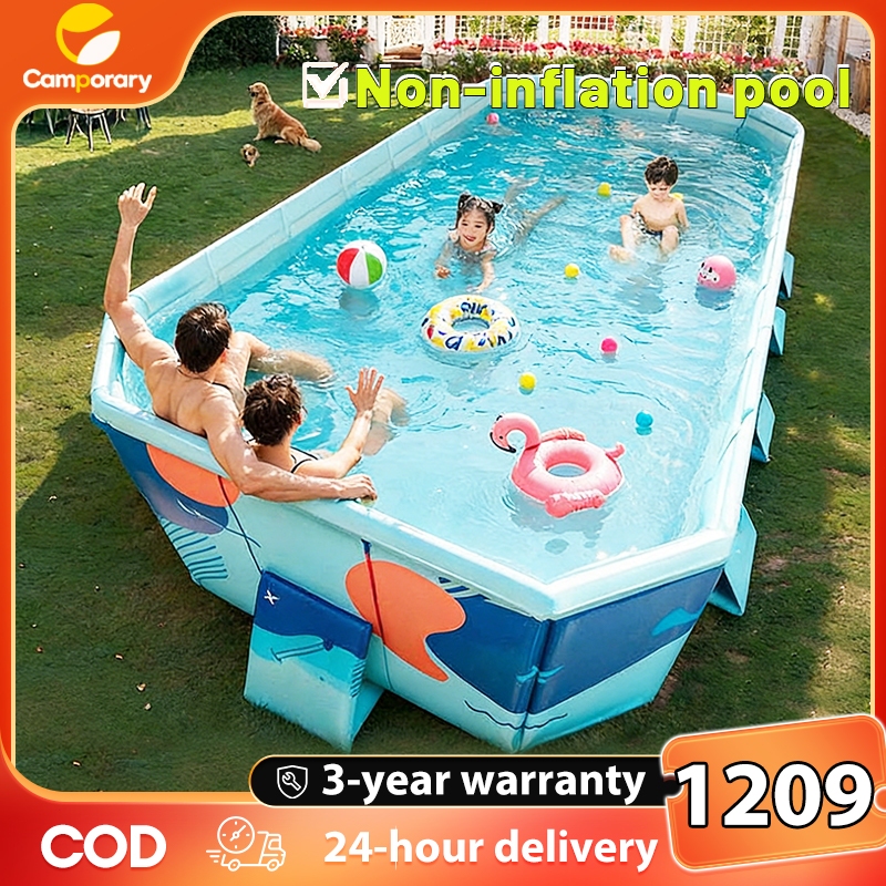 Non Inflatable Swimming Pool For Kids Adult Foldable Swimming pool big ...