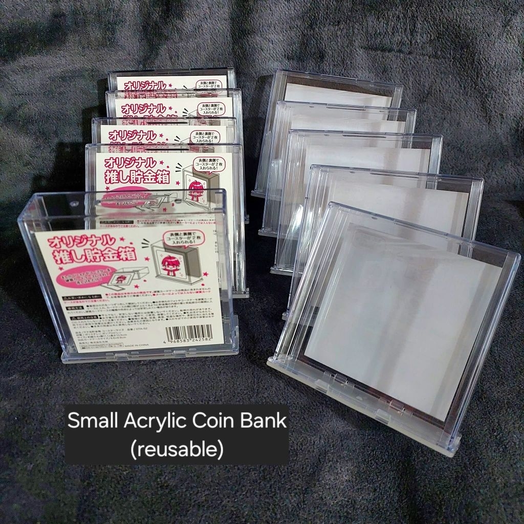 Acrylic Mini Coin Bank | Shopee Philippines