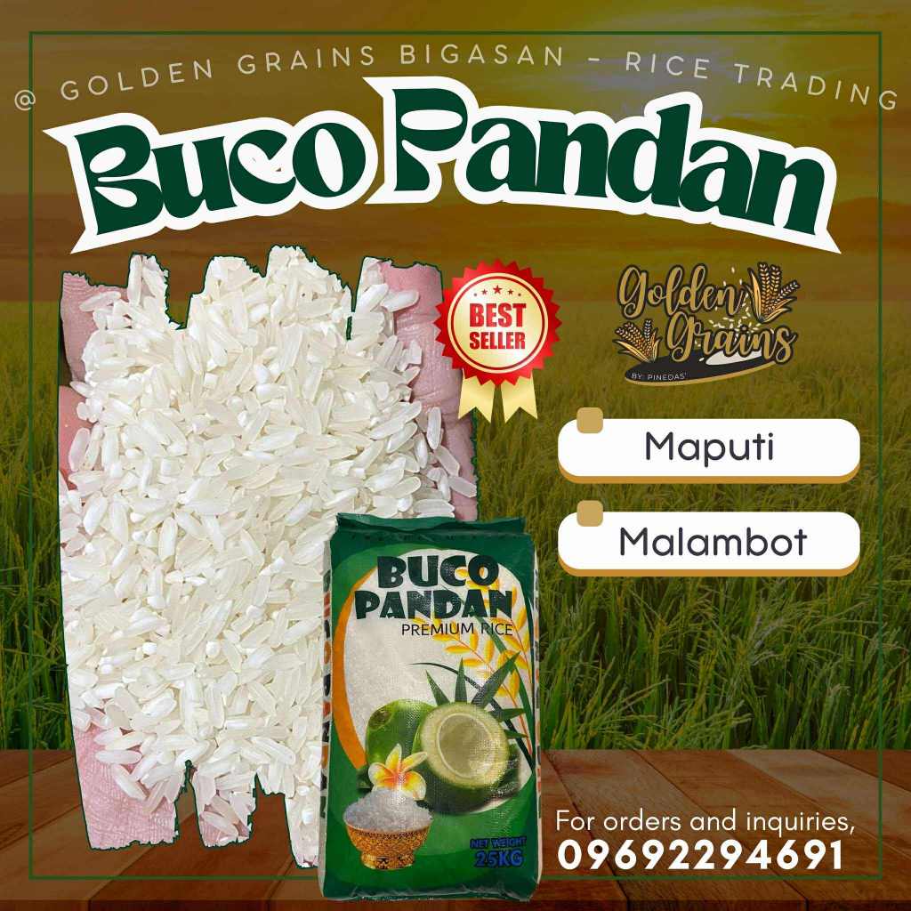 BUCO PANDAN PREMIUM RICE 25KG (QUALITY RICE) | Shopee Philippines