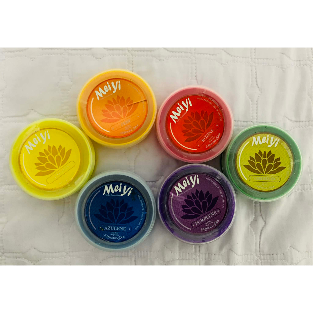 Meiyi Herbs Essentials Massage Rub 50g - Anti Stress Relaxing Scent ...