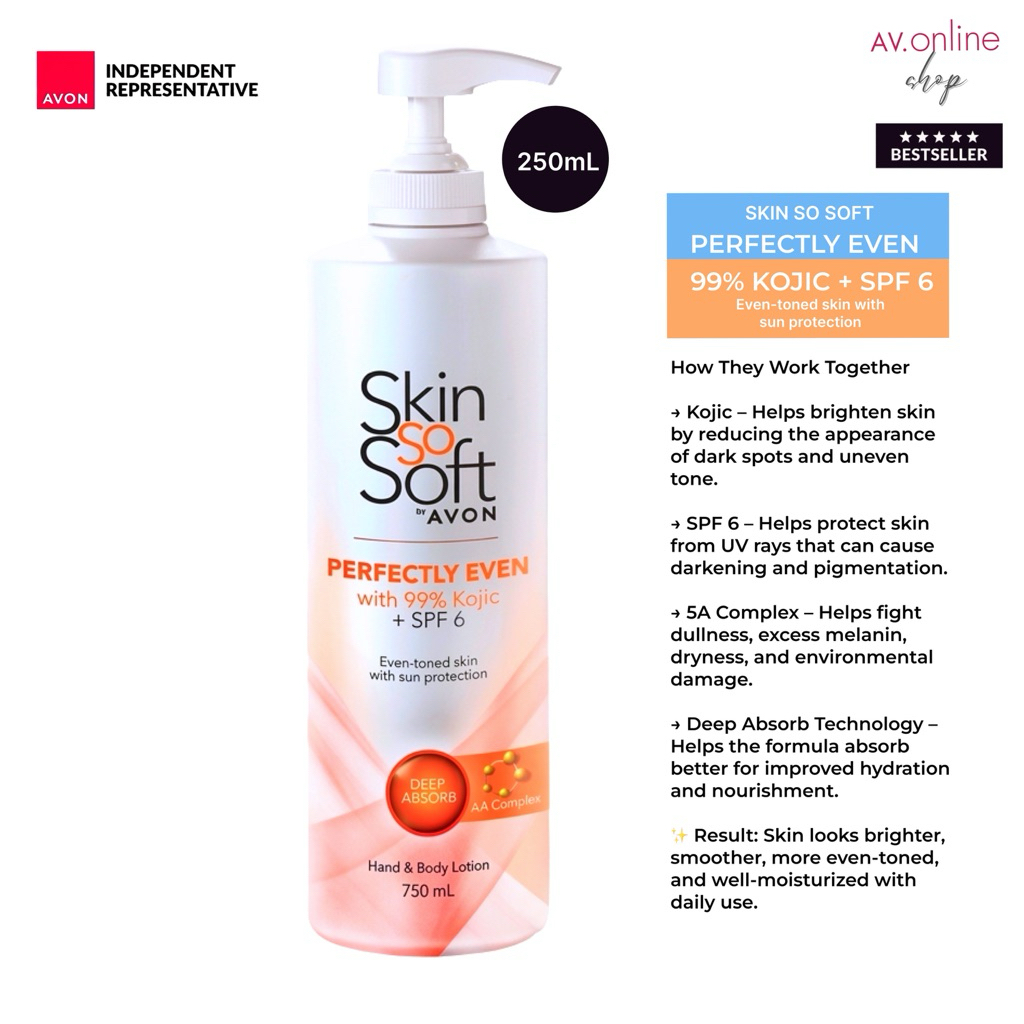 AVON SSS Skin So Soft Ultra Radiance with 4x GLutathione Hand & BOdy Lotions 