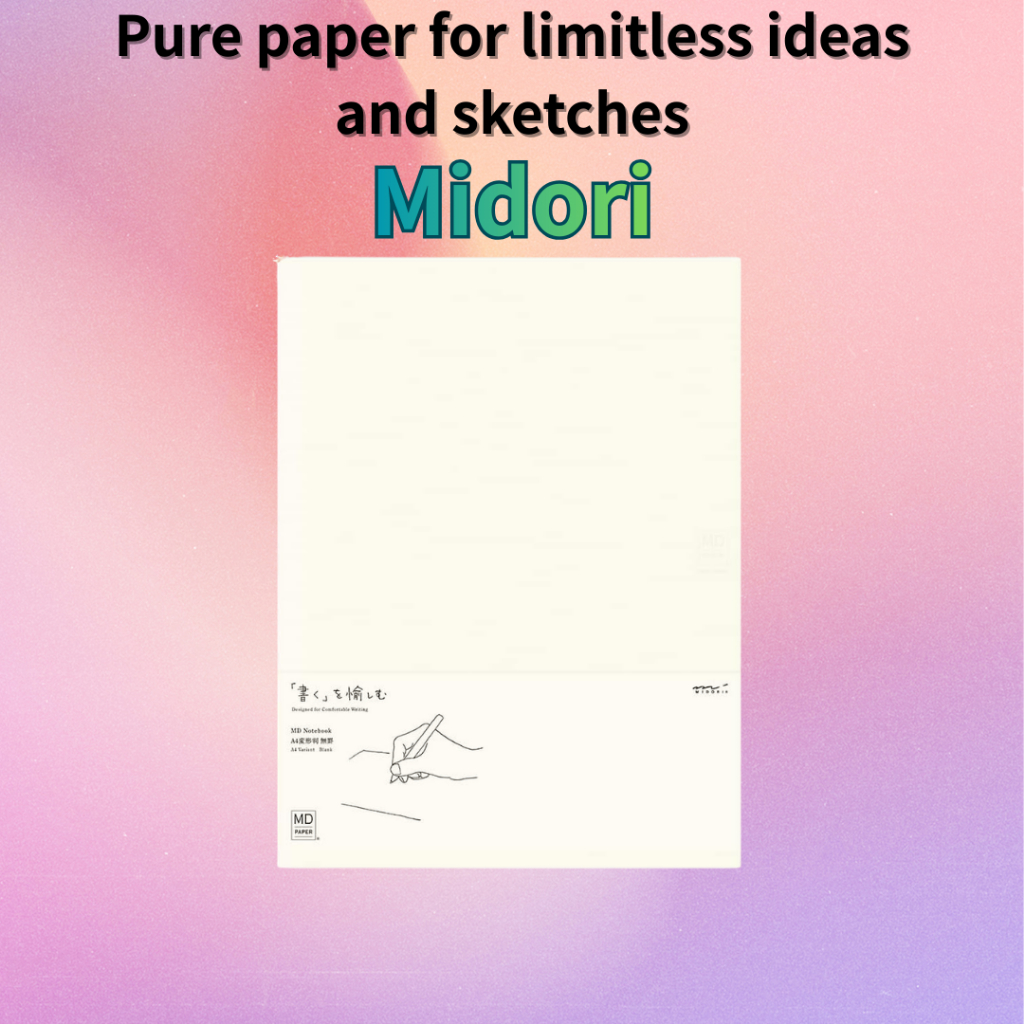 Midori Notebook MD-Notebook A4, odd size, unlined A 15296006 | Shopee ...