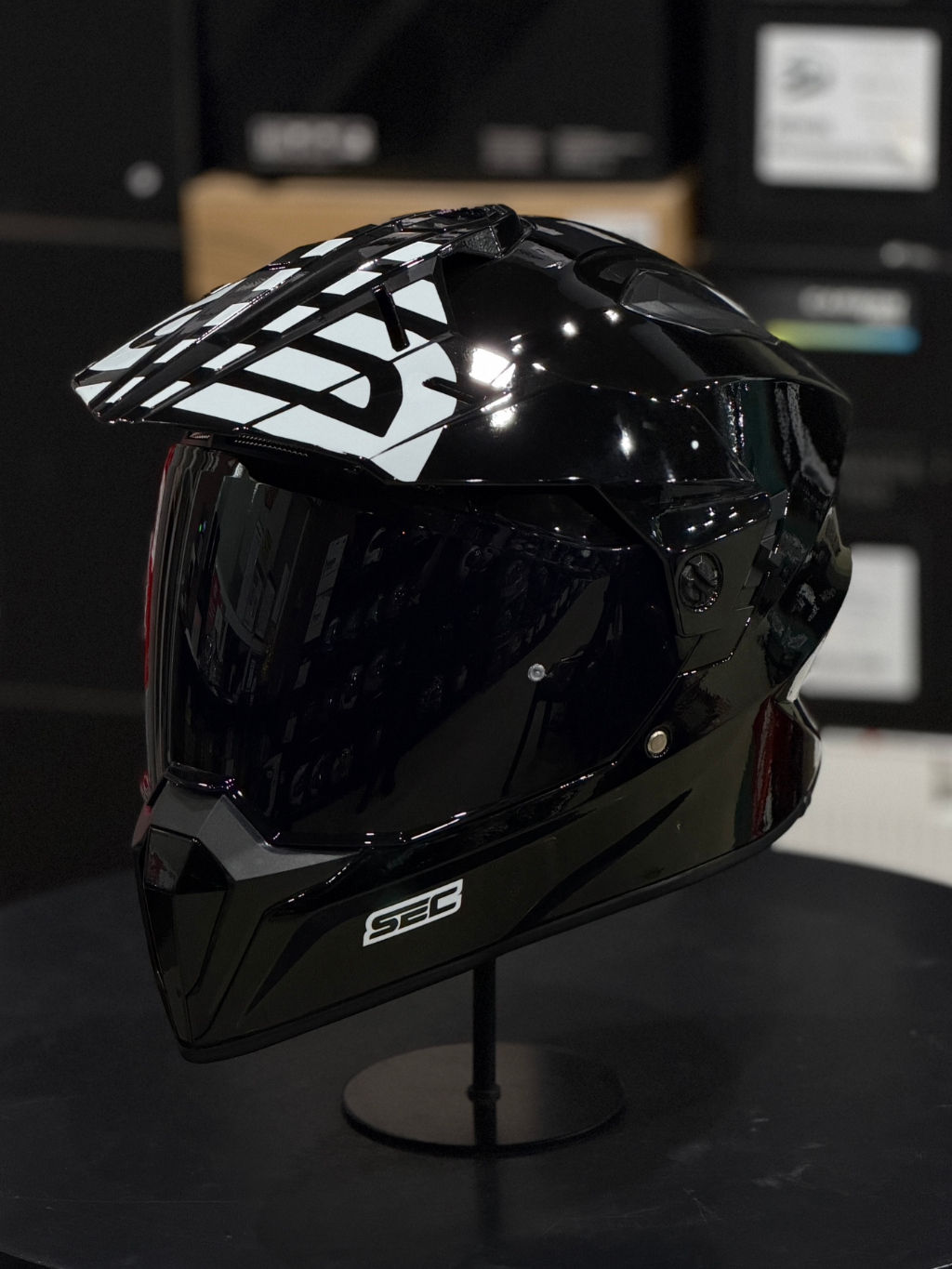 Sec Freedom Helmet for Motorycle Full Face Dual Visor with Extra Clear ...
