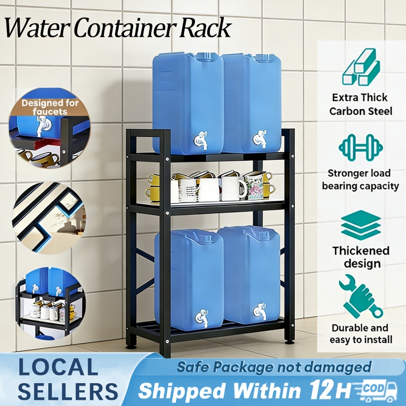 Water Container Rack/Multi-Layer Water Tank Rack Heavy Duty Water ...