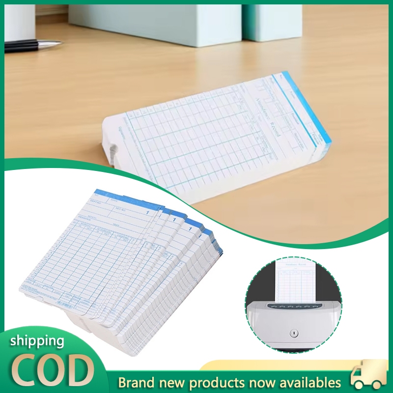 Daily Time Record Card Daily Time Card Attendance Time Card Paper Dtr ...