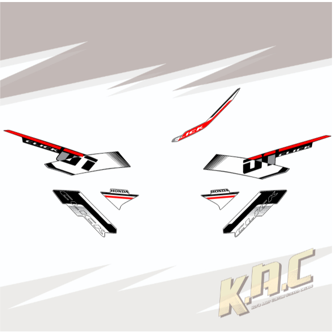 KAC Sticker Decals Base Decals 2026 Click V4 | Shopee Philippines