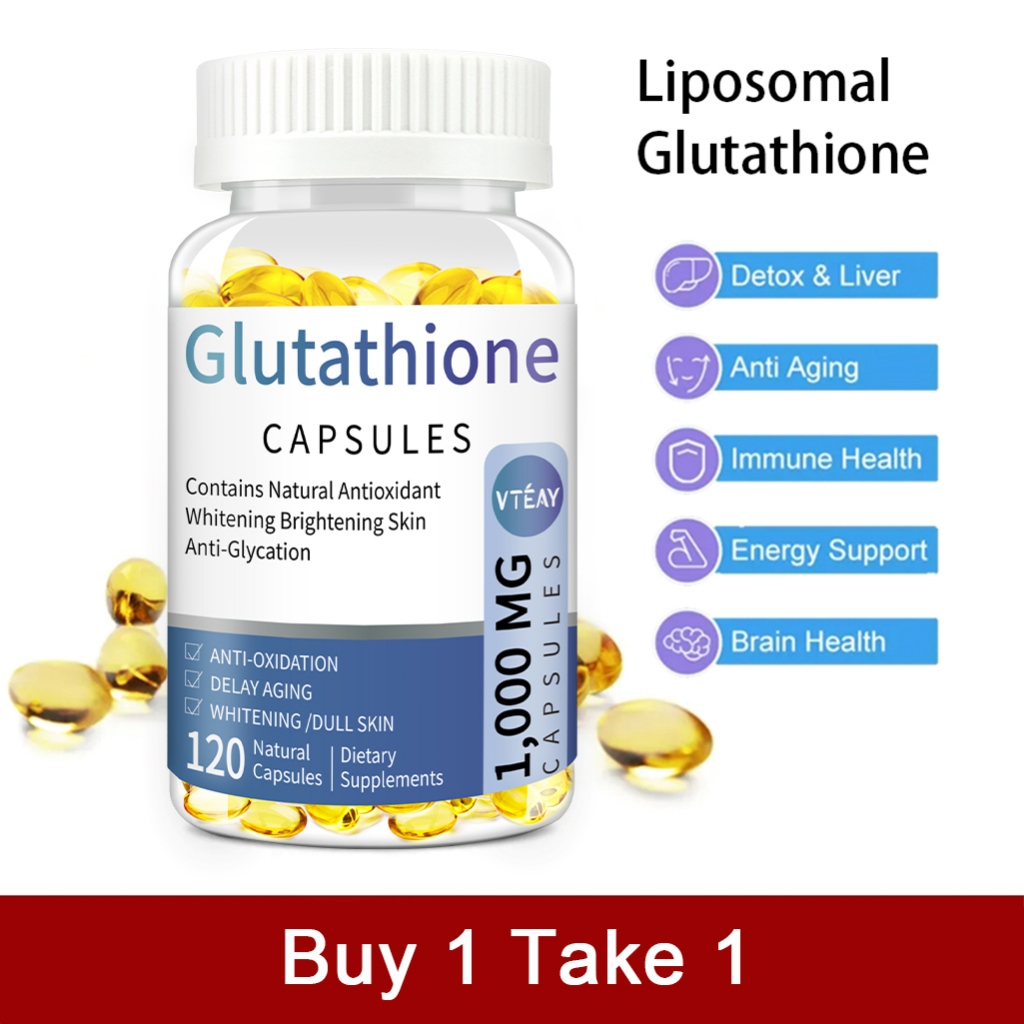 Glutathione Capsules Collagen Fish Oil Antioxidant Anti-Agin Skin Whitening  Vitamin C Supplement FDA | Shopee Philippines