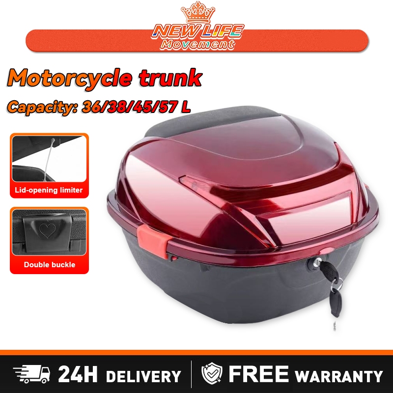 Motor box 38L Motorcycle Trunk Box Compartment General Storage Box ...