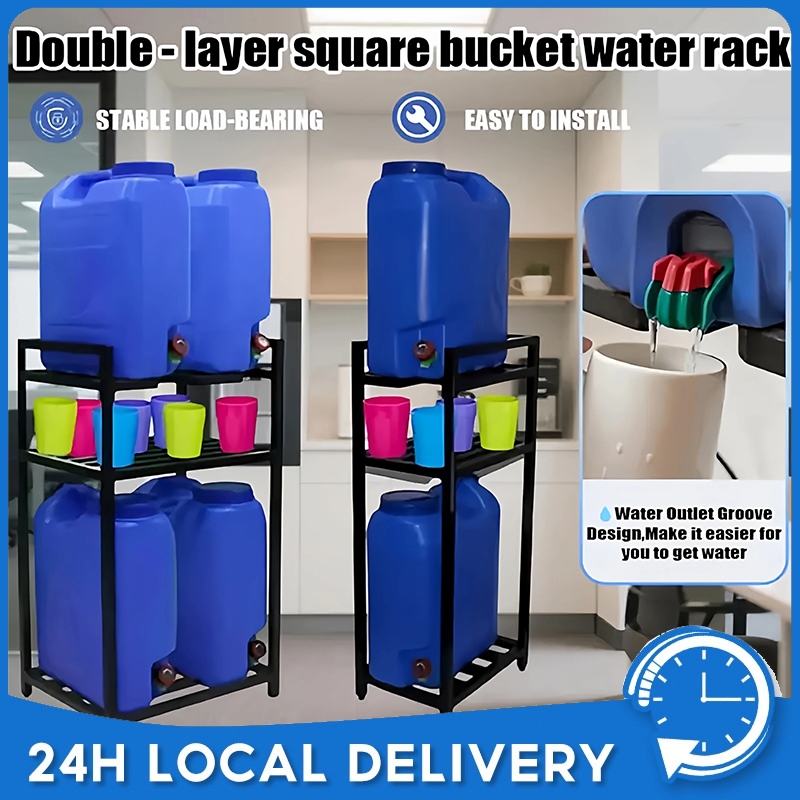 Thickened Metal Water Container Rack Carbon Steel Water Gallon Rack ...