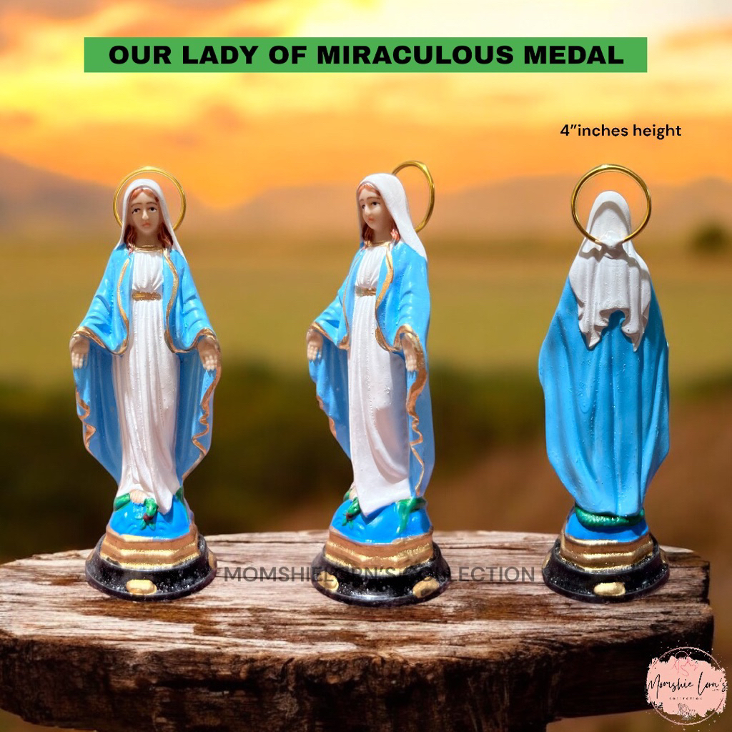 Our Lady of Miraculous Medal Special (4”inches height) | Shopee Philippines