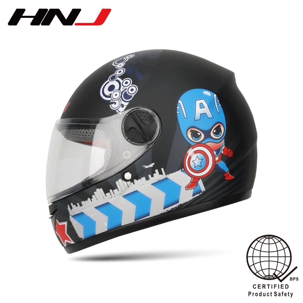 hnj helmet lazada HNJ A4-010-K Full Face Kids Motorcycle Helmet