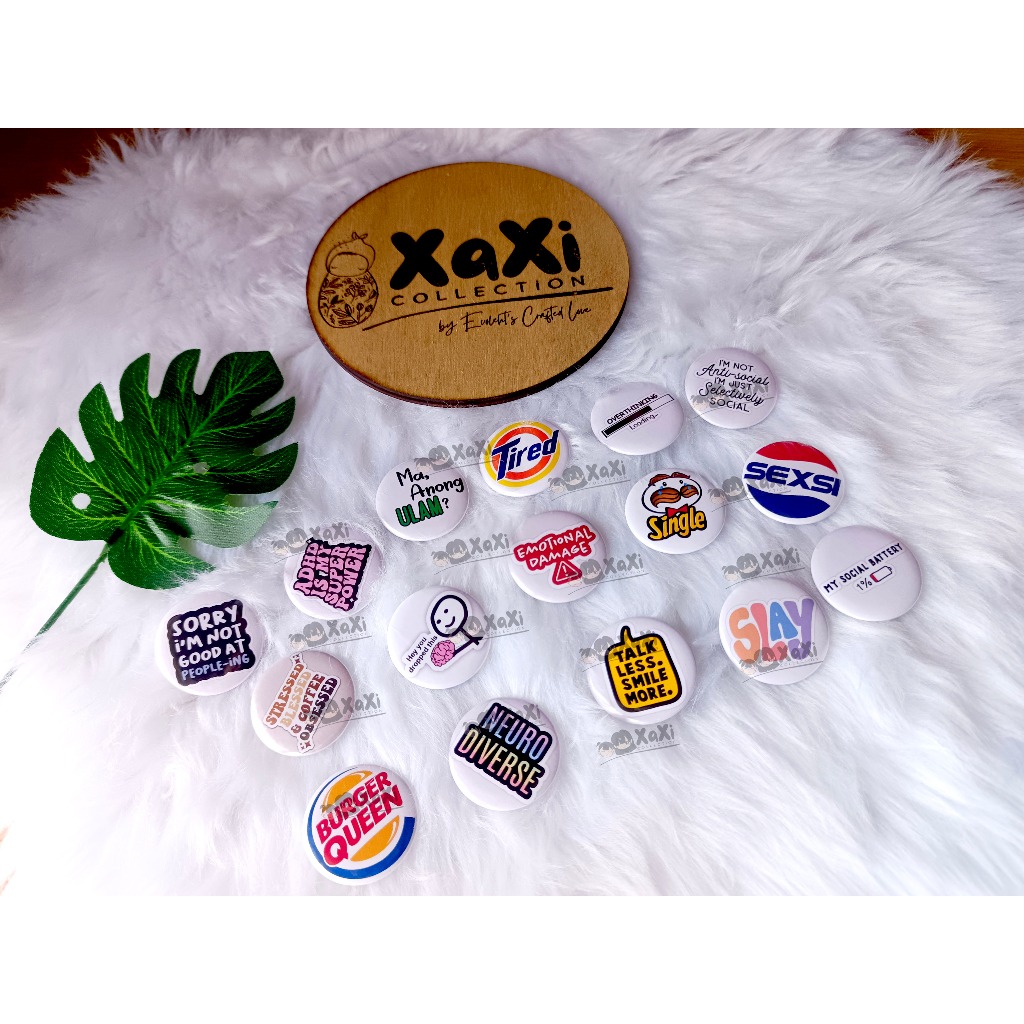 funny button pins - Best Prices and Online Promos - Oct 2026 | Shopee ...