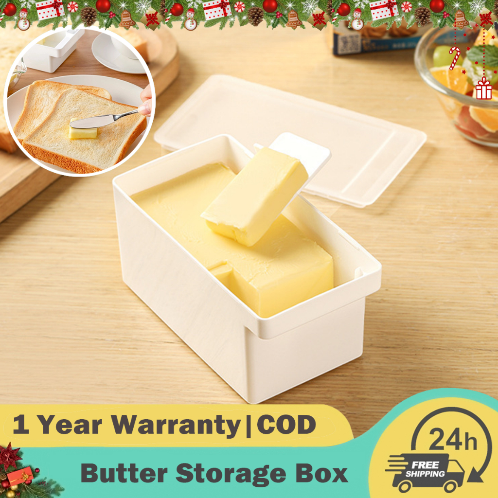 Butter Cutting Box with Lid Refrigerator Cheese Storage Cutter ...