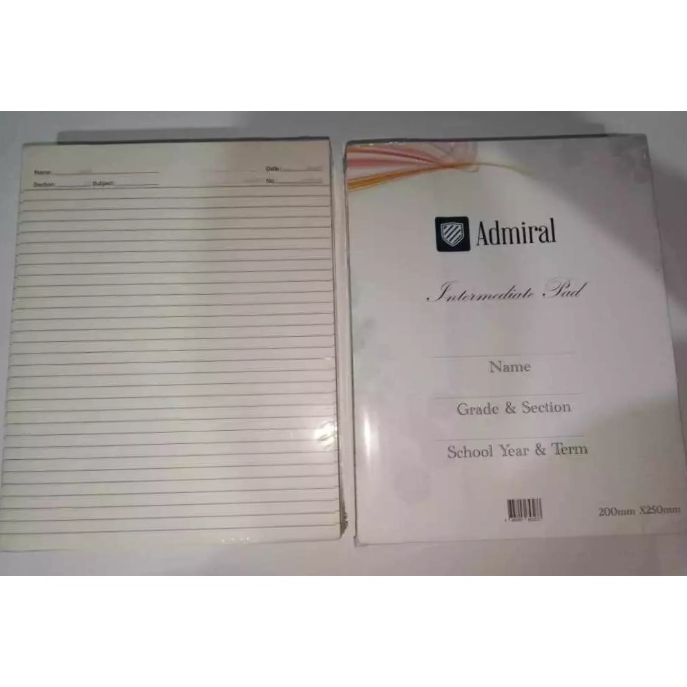 (ADMIRAL) INTERMEDIATE PAD 10PADS PER REAM | Shopee Philippines