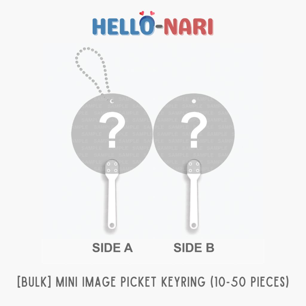 [BULK][FANMADE] Custom Mini Image Picket Fan Keyring (K-Pop Freebies ...