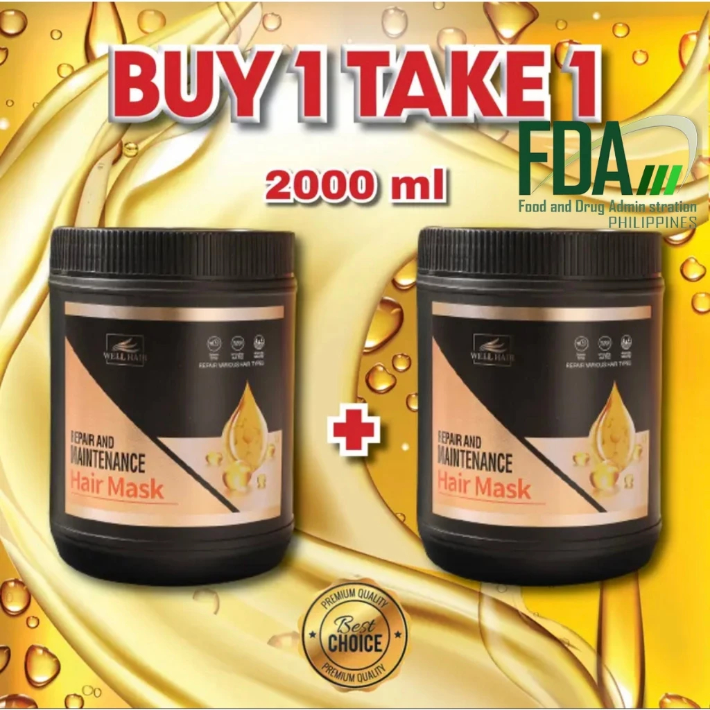 (BUY 1 TAKE 1) Bremod WELL HAIR Hair Mask 100% Original FDA Hair Mask ...