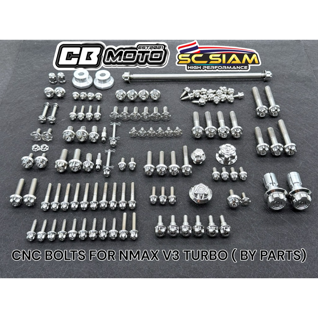 CNC BOLTS FOR NMAX V3 TURBO SC SIAM CNC (BY PARTS) | Shopee Philippines