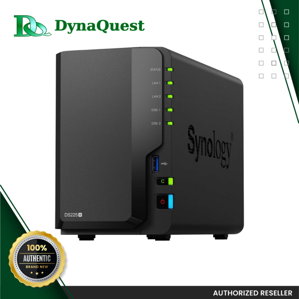 Synology DS225+ Diskless System 2-Bay Diskless NAS DiskStation | Shopee ...