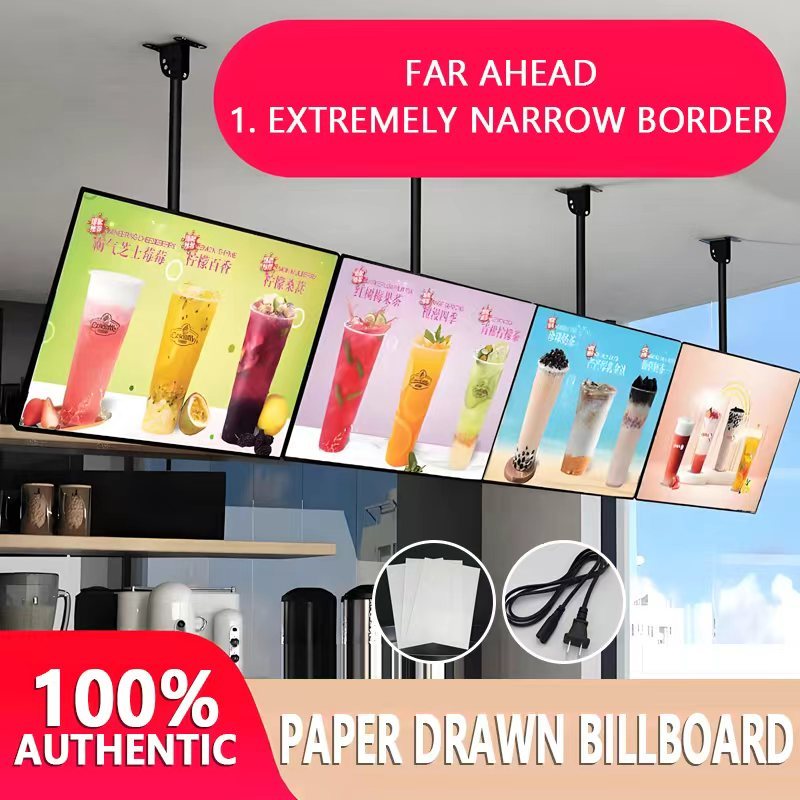 LED billboards Suspended and extendable Display screen menu Suitable ...